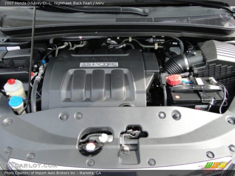 Nighthawk Black Pearl / Ivory 2007 Honda Odyssey EX-L