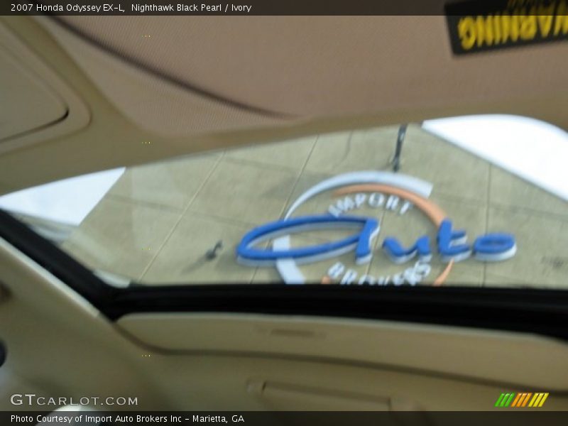 Nighthawk Black Pearl / Ivory 2007 Honda Odyssey EX-L