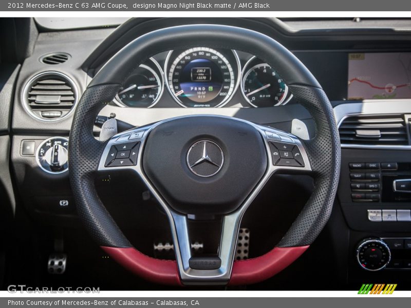  2012 C 63 AMG Coupe Steering Wheel