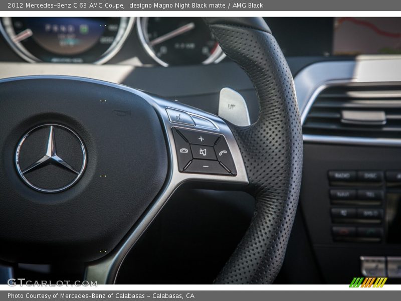 Controls of 2012 C 63 AMG Coupe