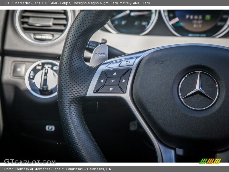 Controls of 2012 C 63 AMG Coupe