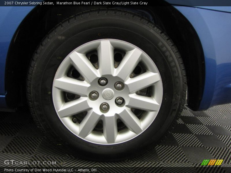 Marathon Blue Pearl / Dark Slate Gray/Light Slate Gray 2007 Chrysler Sebring Sedan