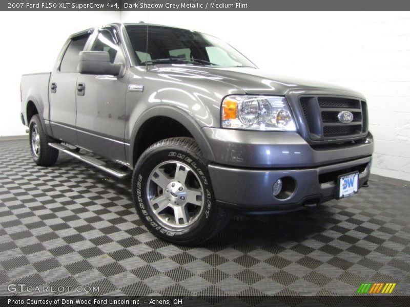Dark Shadow Grey Metallic / Medium Flint 2007 Ford F150 XLT SuperCrew 4x4