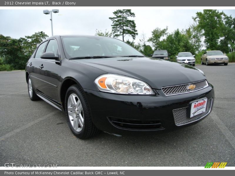 Black / Ebony 2012 Chevrolet Impala LT