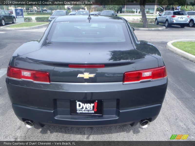 Ashen Gray Metallic / Black 2014 Chevrolet Camaro LS Coupe