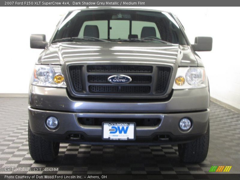 Dark Shadow Grey Metallic / Medium Flint 2007 Ford F150 XLT SuperCrew 4x4