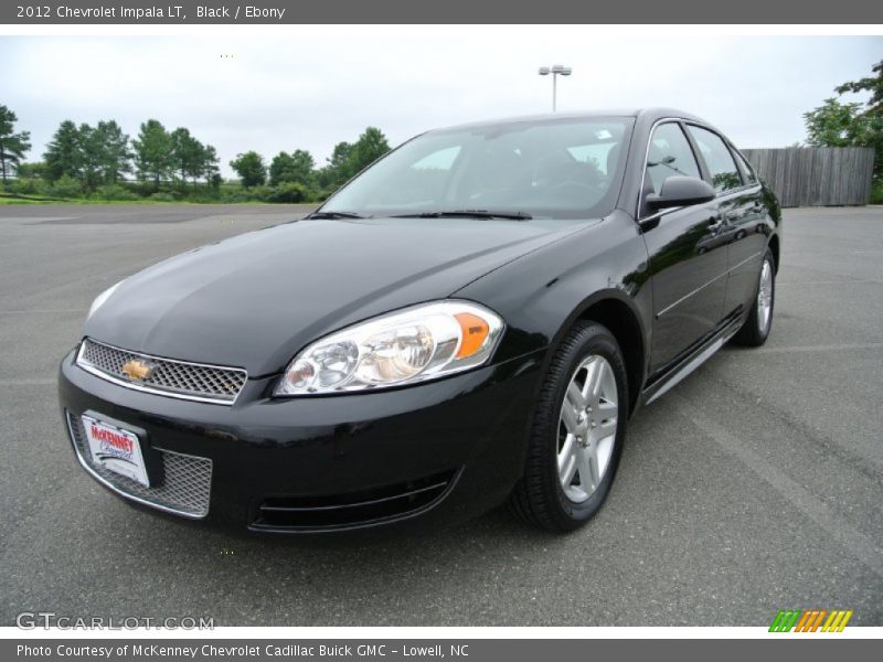 Black / Ebony 2012 Chevrolet Impala LT
