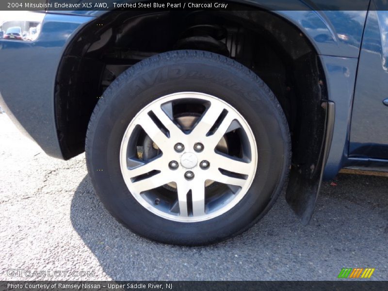 Torched Steel Blue Pearl / Charcoal Gray 2004 Mitsubishi Endeavor XLS AWD