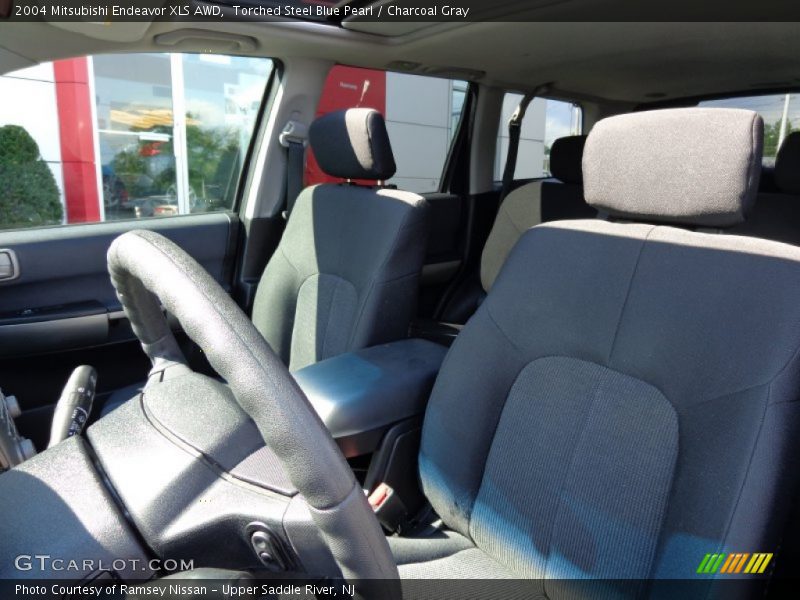 Torched Steel Blue Pearl / Charcoal Gray 2004 Mitsubishi Endeavor XLS AWD