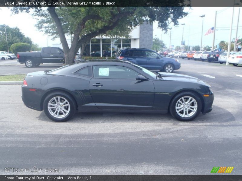 Ashen Gray Metallic / Black 2014 Chevrolet Camaro LS Coupe