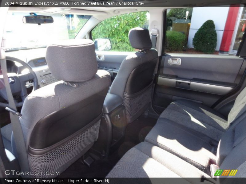 Torched Steel Blue Pearl / Charcoal Gray 2004 Mitsubishi Endeavor XLS AWD
