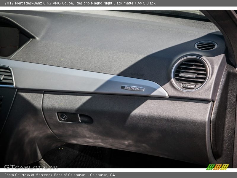 designo Magno Night Black matte / AMG Black 2012 Mercedes-Benz C 63 AMG Coupe