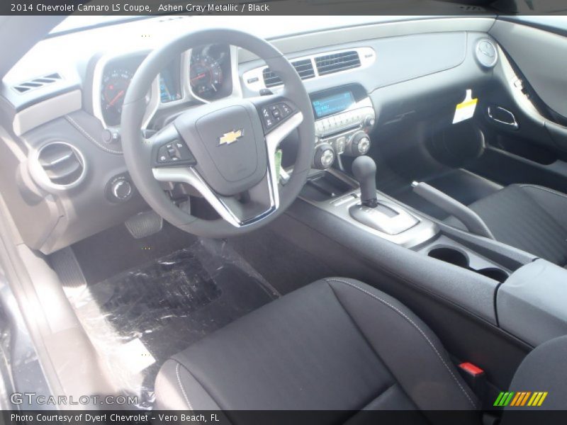 Ashen Gray Metallic / Black 2014 Chevrolet Camaro LS Coupe