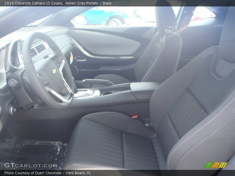 Ashen Gray Metallic / Black 2014 Chevrolet Camaro LS Coupe