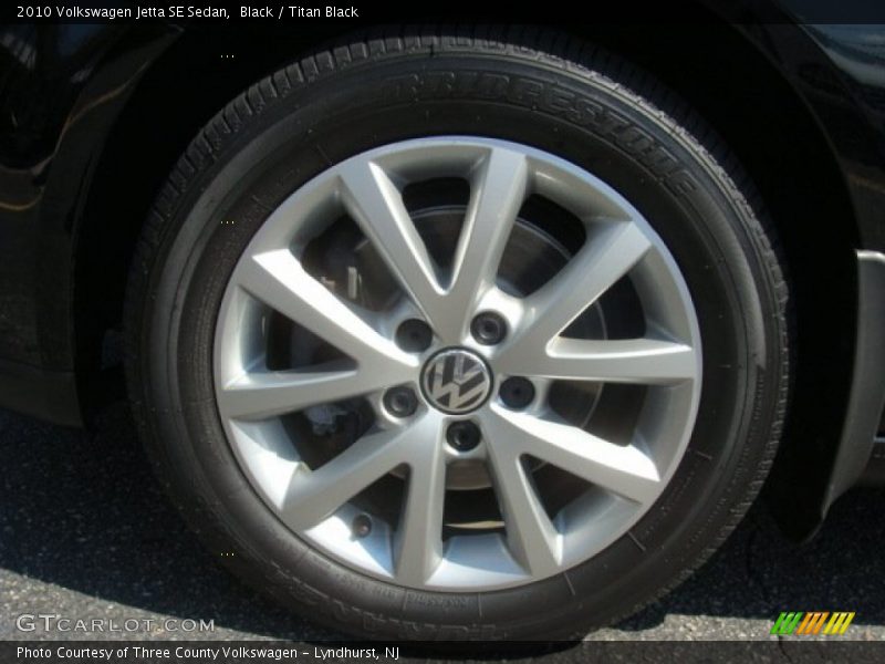 Black / Titan Black 2010 Volkswagen Jetta SE Sedan