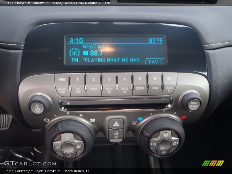 Ashen Gray Metallic / Black 2014 Chevrolet Camaro LS Coupe