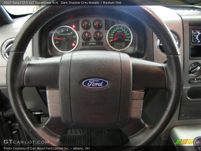 Dark Shadow Grey Metallic / Medium Flint 2007 Ford F150 XLT SuperCrew 4x4
