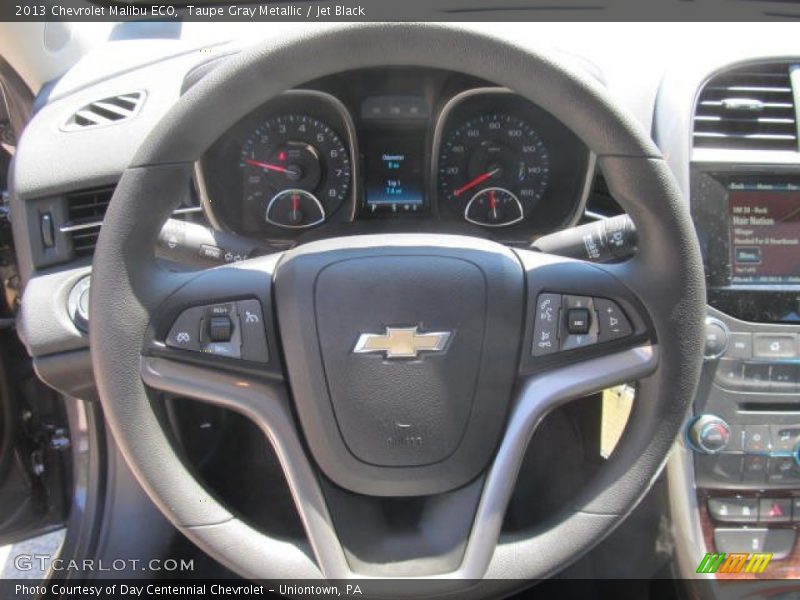 Taupe Gray Metallic / Jet Black 2013 Chevrolet Malibu ECO