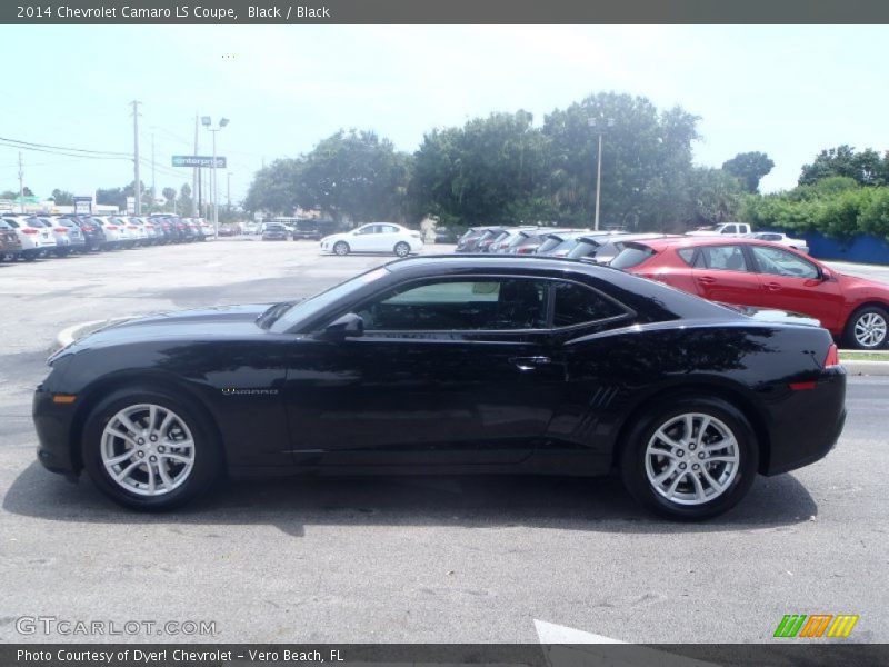 Black / Black 2014 Chevrolet Camaro LS Coupe