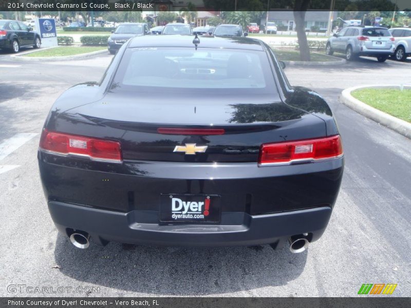 Black / Black 2014 Chevrolet Camaro LS Coupe
