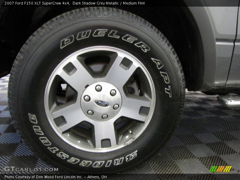 Dark Shadow Grey Metallic / Medium Flint 2007 Ford F150 XLT SuperCrew 4x4