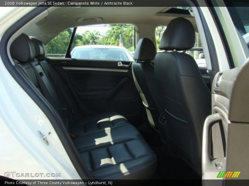 Campanella White / Anthracite Black 2008 Volkswagen Jetta SE Sedan