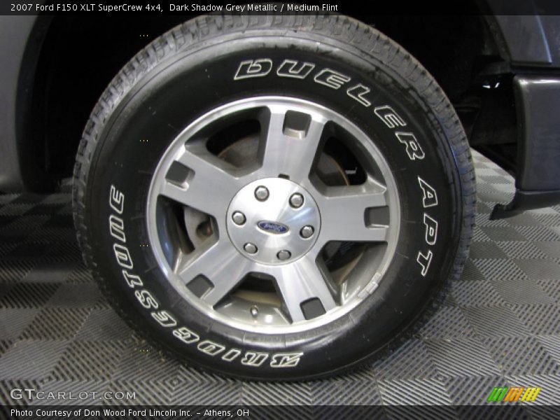 Dark Shadow Grey Metallic / Medium Flint 2007 Ford F150 XLT SuperCrew 4x4