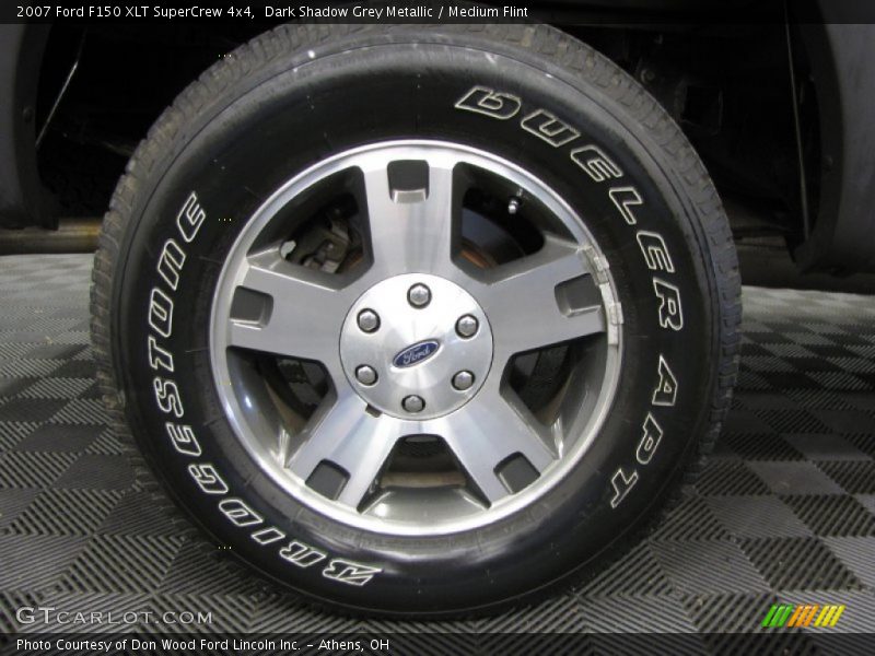 Dark Shadow Grey Metallic / Medium Flint 2007 Ford F150 XLT SuperCrew 4x4