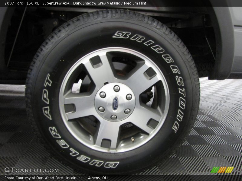 Dark Shadow Grey Metallic / Medium Flint 2007 Ford F150 XLT SuperCrew 4x4