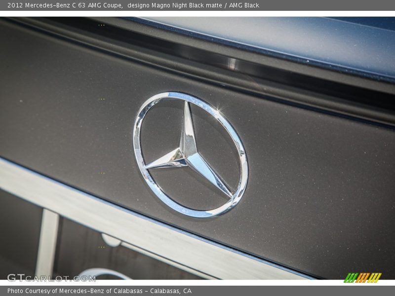designo Magno Night Black matte / AMG Black 2012 Mercedes-Benz C 63 AMG Coupe