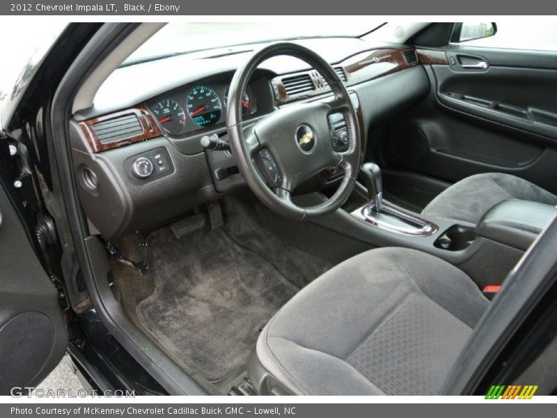 Black / Ebony 2012 Chevrolet Impala LT