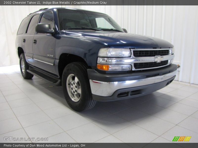 Indigo Blue Metallic / Graphite/Medium Gray 2002 Chevrolet Tahoe LS