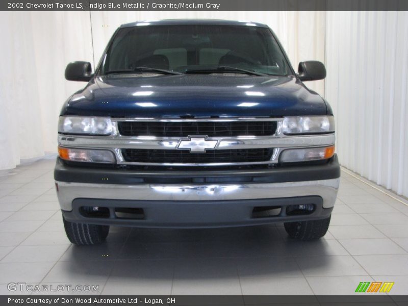 Indigo Blue Metallic / Graphite/Medium Gray 2002 Chevrolet Tahoe LS