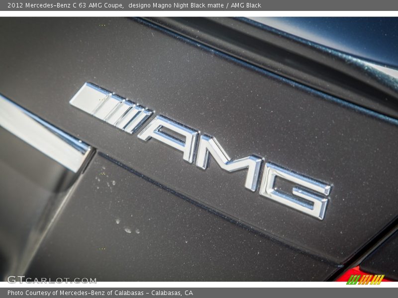 designo Magno Night Black matte / AMG Black 2012 Mercedes-Benz C 63 AMG Coupe