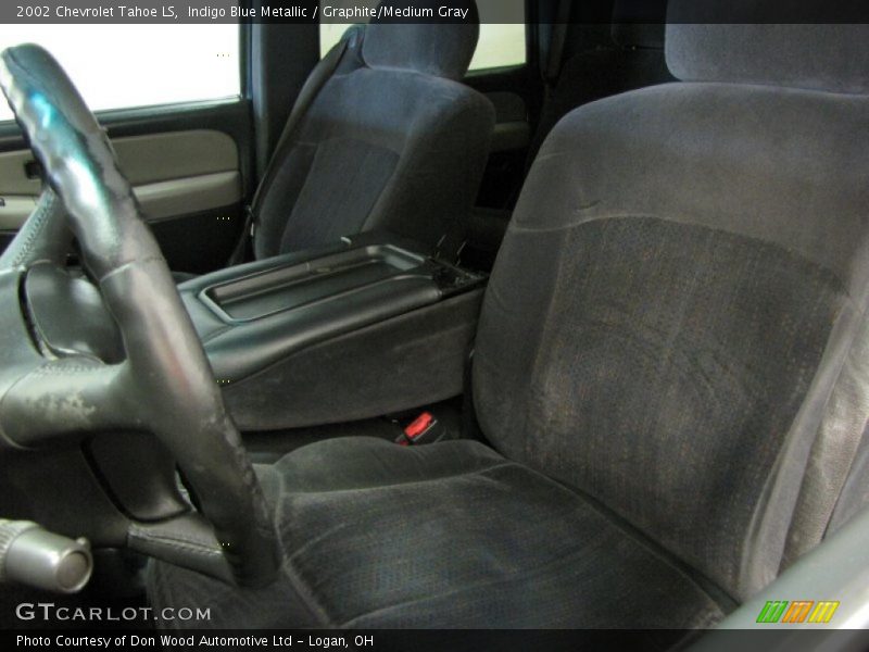 Indigo Blue Metallic / Graphite/Medium Gray 2002 Chevrolet Tahoe LS