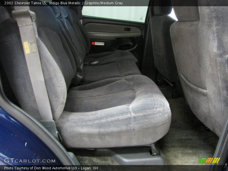 Indigo Blue Metallic / Graphite/Medium Gray 2002 Chevrolet Tahoe LS