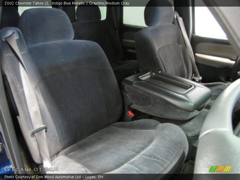 Indigo Blue Metallic / Graphite/Medium Gray 2002 Chevrolet Tahoe LS