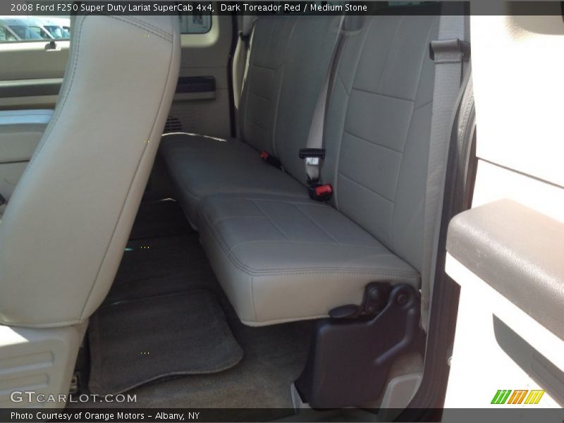 Dark Toreador Red / Medium Stone 2008 Ford F250 Super Duty Lariat SuperCab 4x4