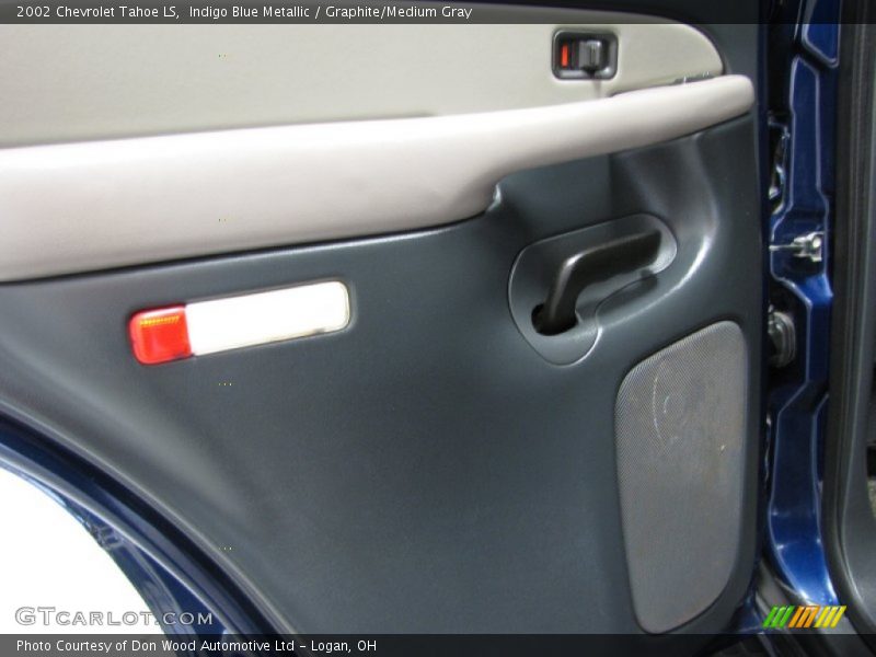 Indigo Blue Metallic / Graphite/Medium Gray 2002 Chevrolet Tahoe LS