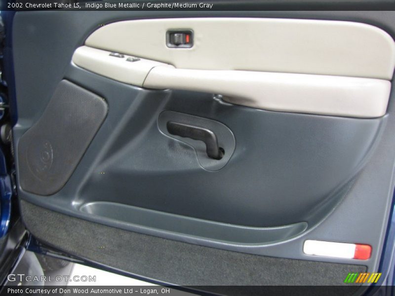 Indigo Blue Metallic / Graphite/Medium Gray 2002 Chevrolet Tahoe LS