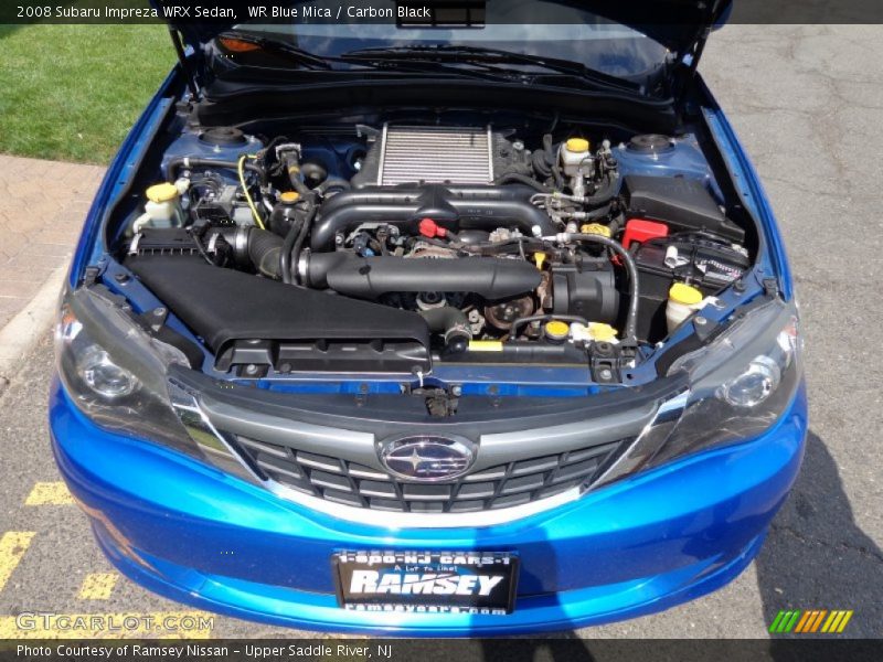 WR Blue Mica / Carbon Black 2008 Subaru Impreza WRX Sedan