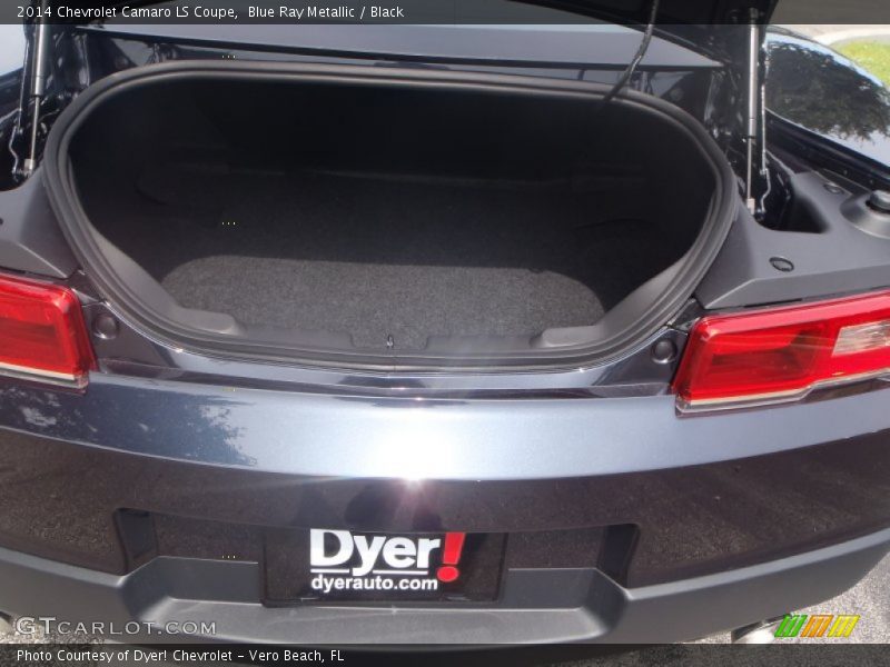 Blue Ray Metallic / Black 2014 Chevrolet Camaro LS Coupe