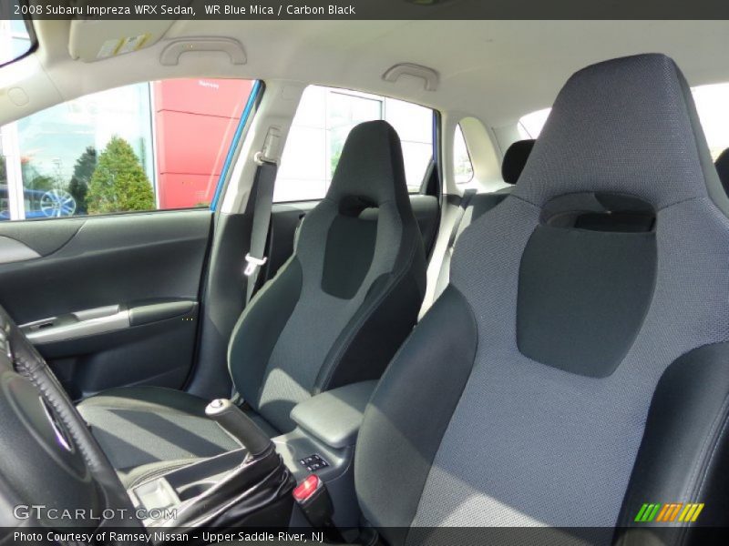 WR Blue Mica / Carbon Black 2008 Subaru Impreza WRX Sedan