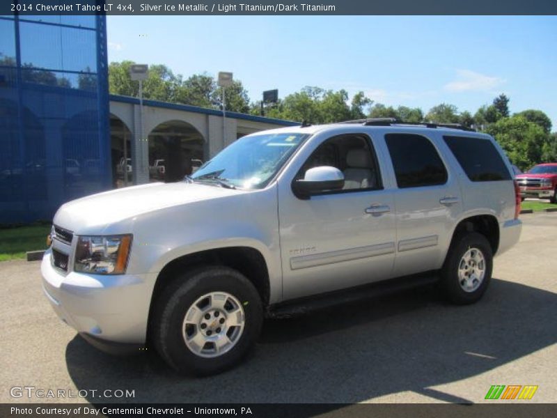 Silver Ice Metallic / Light Titanium/Dark Titanium 2014 Chevrolet Tahoe LT 4x4