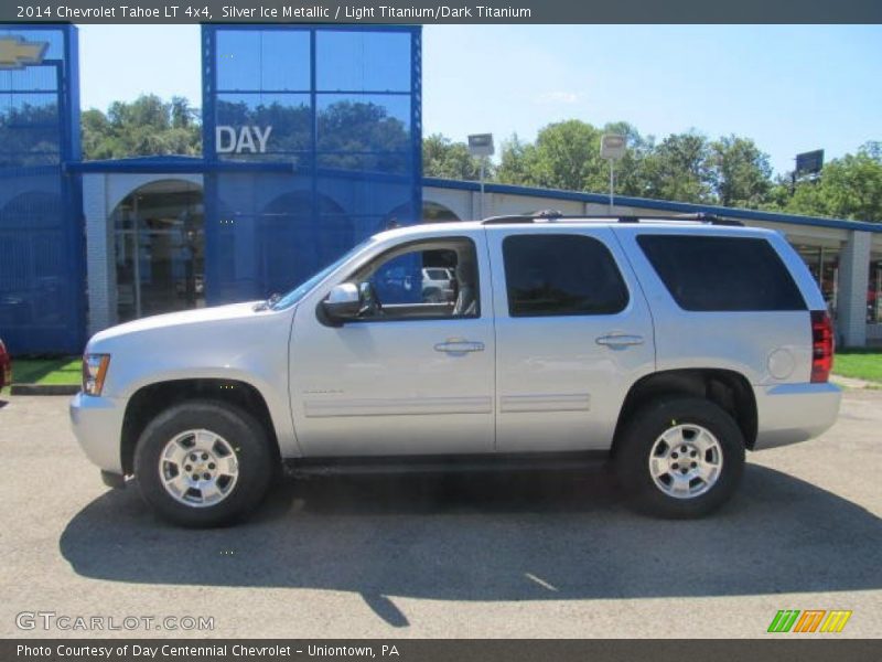 Silver Ice Metallic / Light Titanium/Dark Titanium 2014 Chevrolet Tahoe LT 4x4
