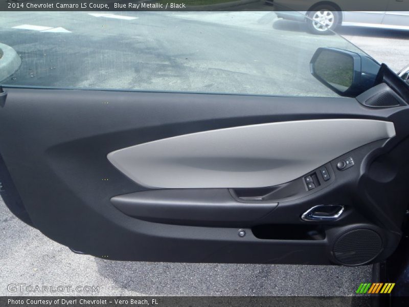 Blue Ray Metallic / Black 2014 Chevrolet Camaro LS Coupe