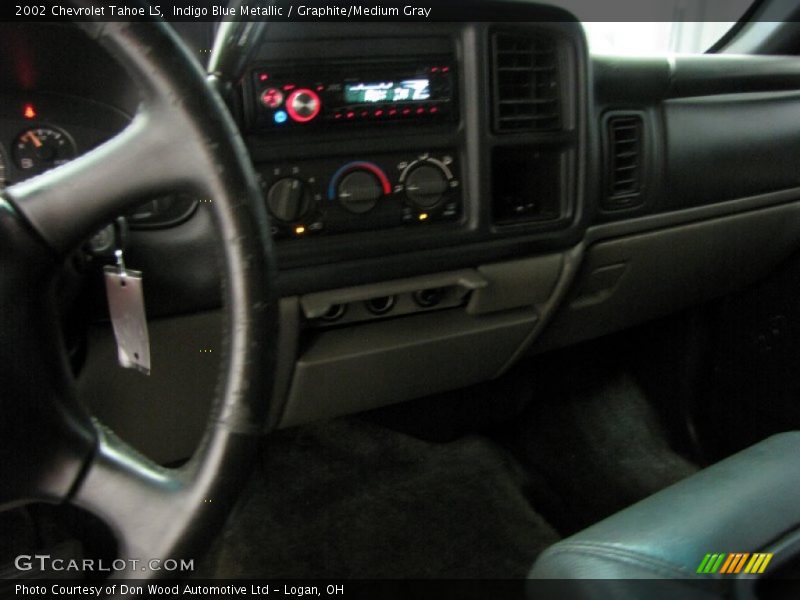 Indigo Blue Metallic / Graphite/Medium Gray 2002 Chevrolet Tahoe LS