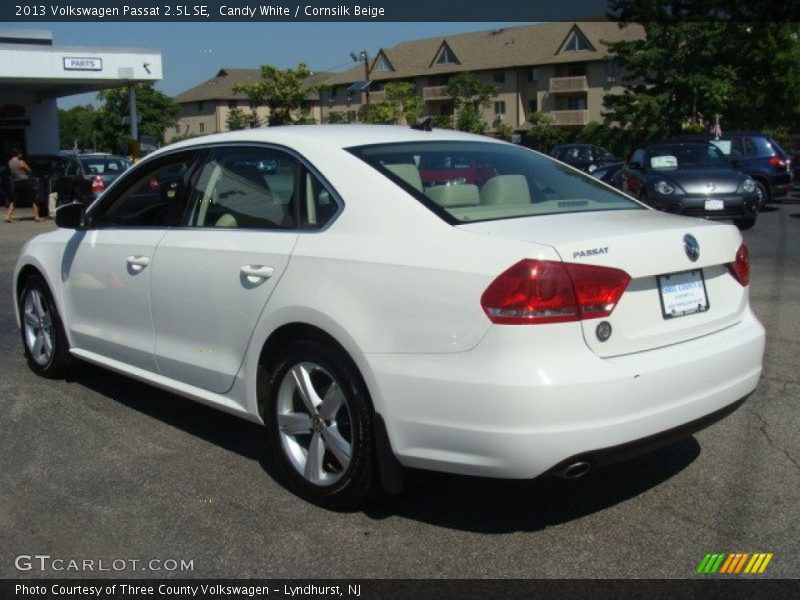 Candy White / Cornsilk Beige 2013 Volkswagen Passat 2.5L SE