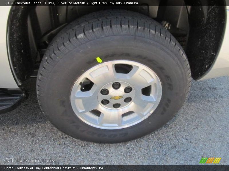 Silver Ice Metallic / Light Titanium/Dark Titanium 2014 Chevrolet Tahoe LT 4x4