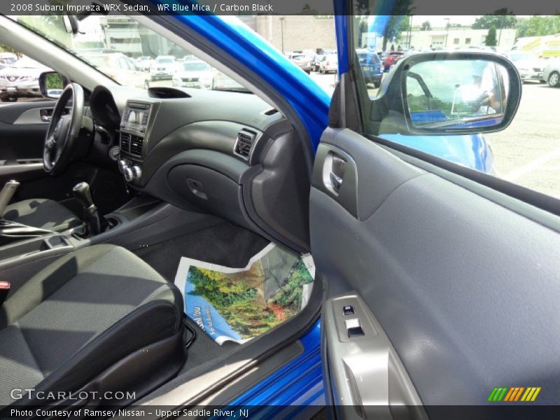 WR Blue Mica / Carbon Black 2008 Subaru Impreza WRX Sedan